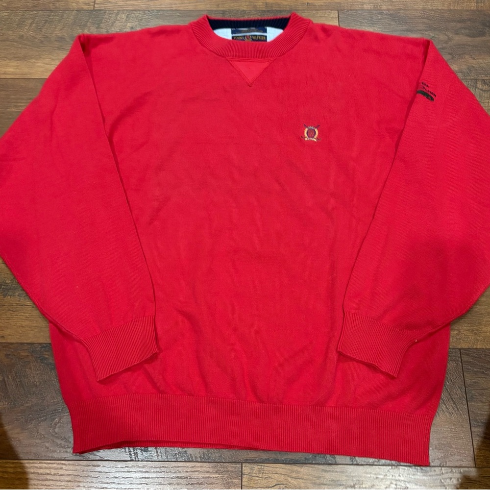 Tommy Hilfiger golf Red Crewneck Sweater xxl  the dunes